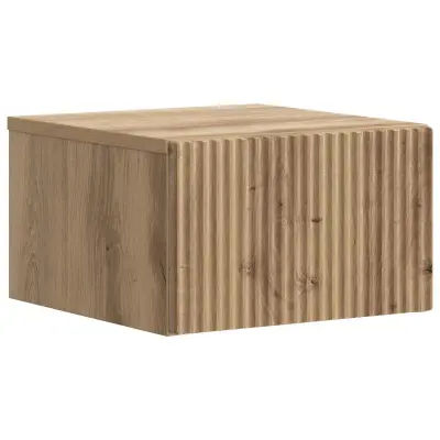 vidaXL Stenski nočni omarici Artisan hrast 33 x 34,5 x 20 cm