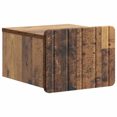 vidaXL Stenski nočni omarici Star les 33 x 34,5 x 24 cm Inženirski les