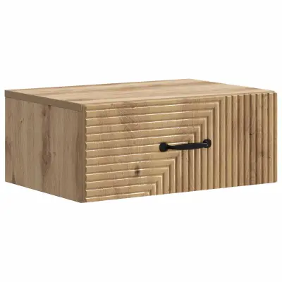 vidaXL Stenski nočni omarici Artisan hrast 49 x 34,5 x 20 cm