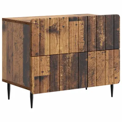 vidaXL Nočna omarica Star les 62 x 34,5 x 49,5 cm Inženirski les