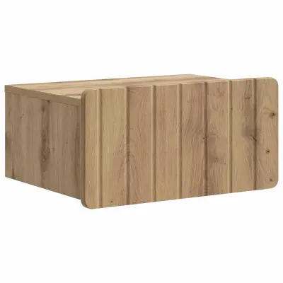 vidaXL Stenski nočni omarici Artisan hrast 49 x 34,5 x 24 cm