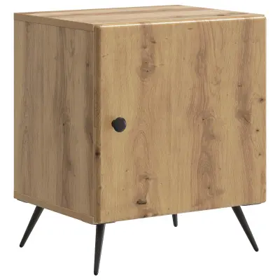 vidaXL Nočna omarica Artisan hrast 43 x 34,5 x 50 cm Inženirski les