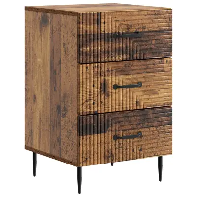 vidaXL Nočna omarica Star les 43 x 41 x 66,5 cm Inženirski les