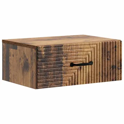vidaXL Stenski nočni omarici Star les 49 x 34,5 x 20 cm Inženirski les