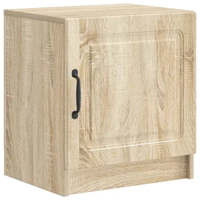 vidaXL Nočna omarica Sonoma hrast 43 x 34,5 x 47 cm Inženirski les