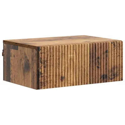 vidaXL Stenski nočni omarici Star les 49 x 34,5 x 20 cm Inženirski les