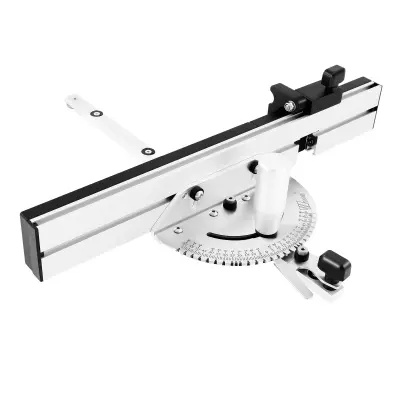 Mizarska žaga miter merilo, nastavljivi koti, trdna zasnova ograje, srebrna