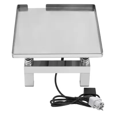 Električna vibracijska platforma za beton, nosilnost 10 kg, visoka učinkovitost, Srebrna, EU vtič