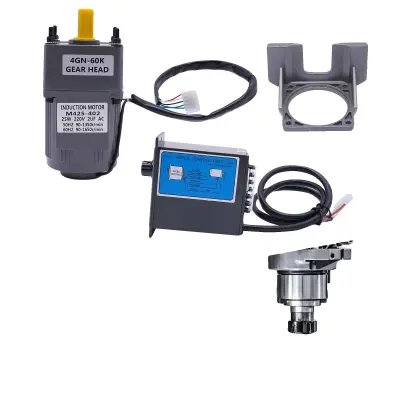 Električni zobni motor, nastavljiva hitrost, visok navor, trdna konstrukcija