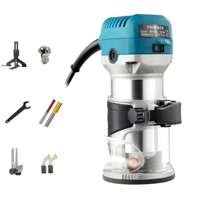 <Električni obrezovalnik lesa, 2000W moč, 40000RPM hitrost, Modrá