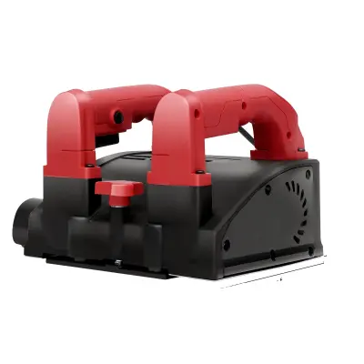 Električni stroj za zidno struženje, 1200W motor, nastavljiva globina struženja, rdeča