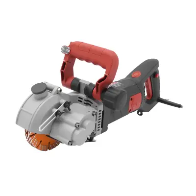 Električna naprava za rezanje betona, visoka učinkovitost, nastavljivo režo, črna