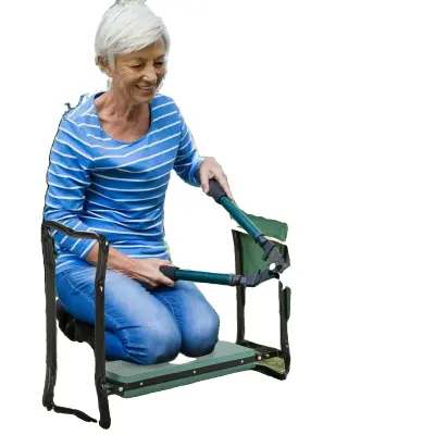 Vrtna kolena, robusten jekleni okvir, udoben EVA penasti podložek, zelena