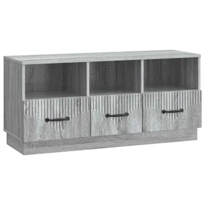 vidaXL TV omarica Siva Sonoma 102 x 34,5 x 47 cm Inženirski les