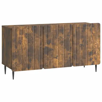 vidaXL TV omarica Dimljen hrast 99 x 34,5 x 52 cm Inženirski les