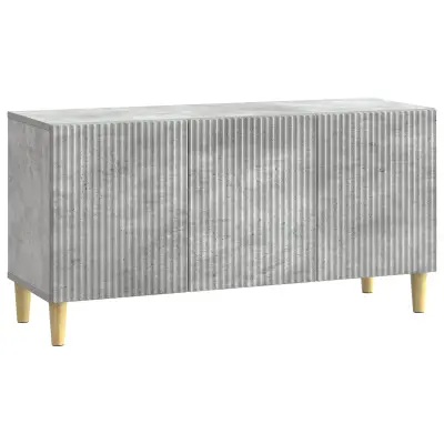 vidaXL TV omarica Betonsko siva 99 x 34,5 x 50 cm Inženirski les