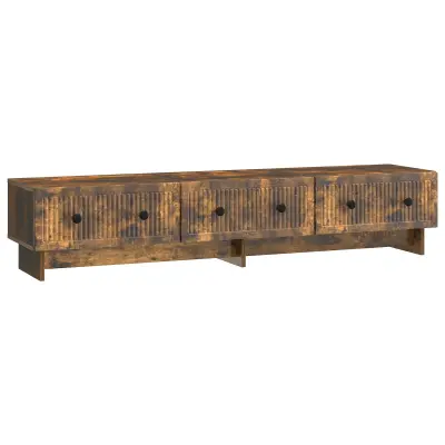 vidaXL TV omarica Dimljen hrast 147 x 34,5 x 30 cm Inženirski les