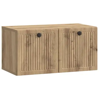 vidaXL Omarica za TV, ki jo lahko montiraš na steno Artisan hrast