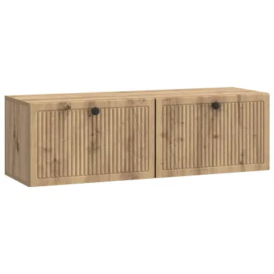 vidaXL Omarica za TV, ki jo lahko montiraš na steno Artisan hrast