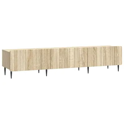 vidaXL TV omarica Sonoma hrast 147 x 34,5 x 32 cm Inženirski les