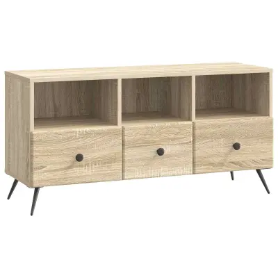 vidaXL TV omarica Sonoma hrast 102 x 34,5 x 50 cm Inženirski les