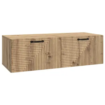 vidaXL Omarica za TV, ki jo lahko montiraš na steno Artisan hrast