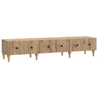 vidaXL TV omarica Artisan hrast 147 x 34,5 x 30 cm Inženirski les