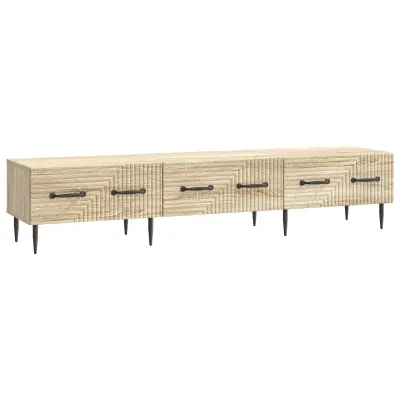 vidaXL TV omarica Sonoma hrast 147 x 34,5 x 30 cm Inženirski les