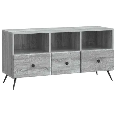 vidaXL TV omarica Siva Sonoma 102 x 34,5 x 50 cm Inženirski les
