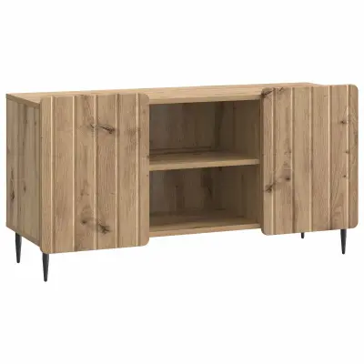 vidaXL TV omarica Artisan hrast 102 x 34,5 x 52 cm Inženirski les
