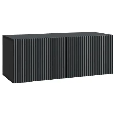 vidaXL Omarica za TV, ki jo lahko montiraš na steno Črna