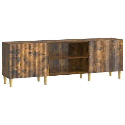vidaXL TV omarica Dimljen hrast 150 x 31 x 50 cm Inženirski les