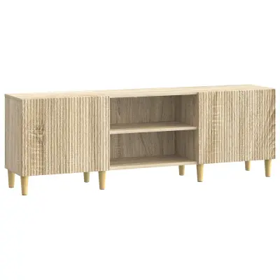 vidaXL TV omarica Sonoma hrast 150 x 31 x 50 cm Inženirski les