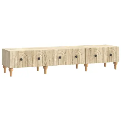vidaXL TV omarica Sonoma hrast 147 x 34,5 x 30 cm Inženirski les
