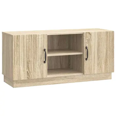 vidaXL TV omarica Sonoma hrast 102 x 34,5 x 47 cm Inženirski les