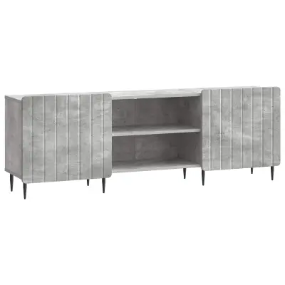 vidaXL TV omarica Betonsko siva 150 x 31 x 52 cm Inženirski les