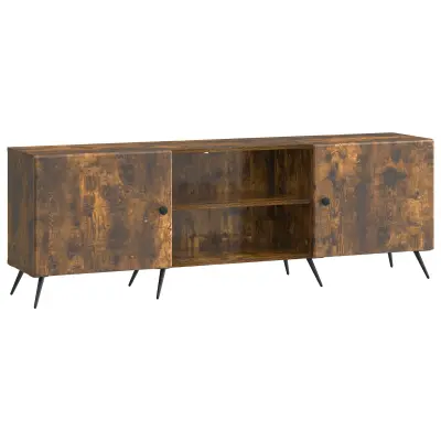 vidaXL TV omarica Dimljen hrast 150 x 31 x 50 cm Inženirski les