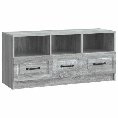vidaXL TV omarica Siva Sonoma 102 x 34,5 x 47 cm Inženirski les