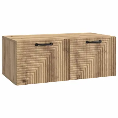 vidaXL Omarica za TV, ki jo lahko montiraš na steno Artisan hrast