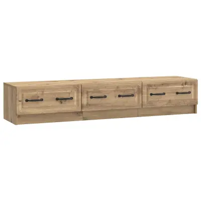 vidaXL TV omarica Artisan hrast 147 x 34,5 x 27 cm Inženirski les