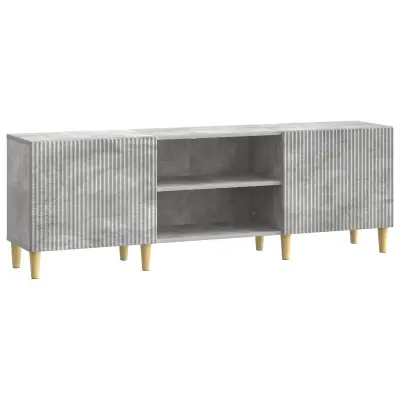 vidaXL TV omarica Betonsko siva 150 x 31 x 50 cm Inženirski les