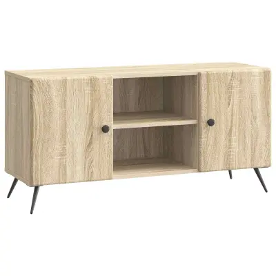 vidaXL TV omarica Sonoma hrast 102 x 34,5 x 50 cm Inženirski les