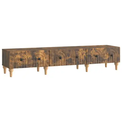 vidaXL TV omarica Dimljen hrast 147 x 34,5 x 30 cm Inženirski les