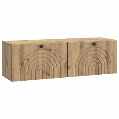 vidaXL Omarica za TV, ki jo lahko montiraš na steno Artisan hrast