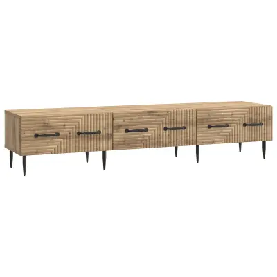 vidaXL TV omarica Artisan hrast 147 x 34,5 x 30 cm Inženirski les