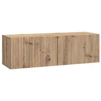 vidaXL Omarica za TV, ki jo lahko montiraš na steno Artisan hrast