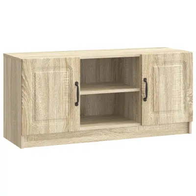 vidaXL TV omarica Sonoma hrast 102 x 34,5 x 47 cm Inženirski les