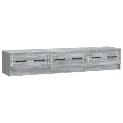 vidaXL TV omarica Siva Sonoma 147 x 34,5 x 27 cm Inženirski les