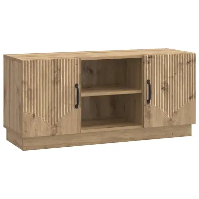 vidaXL TV omarica Artisan hrast 102 x 34,5 x 47 cm Inženirski les
