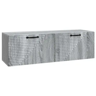 vidaXL Omarica za TV, ki jo lahko montiraš na steno Siva Sonoma